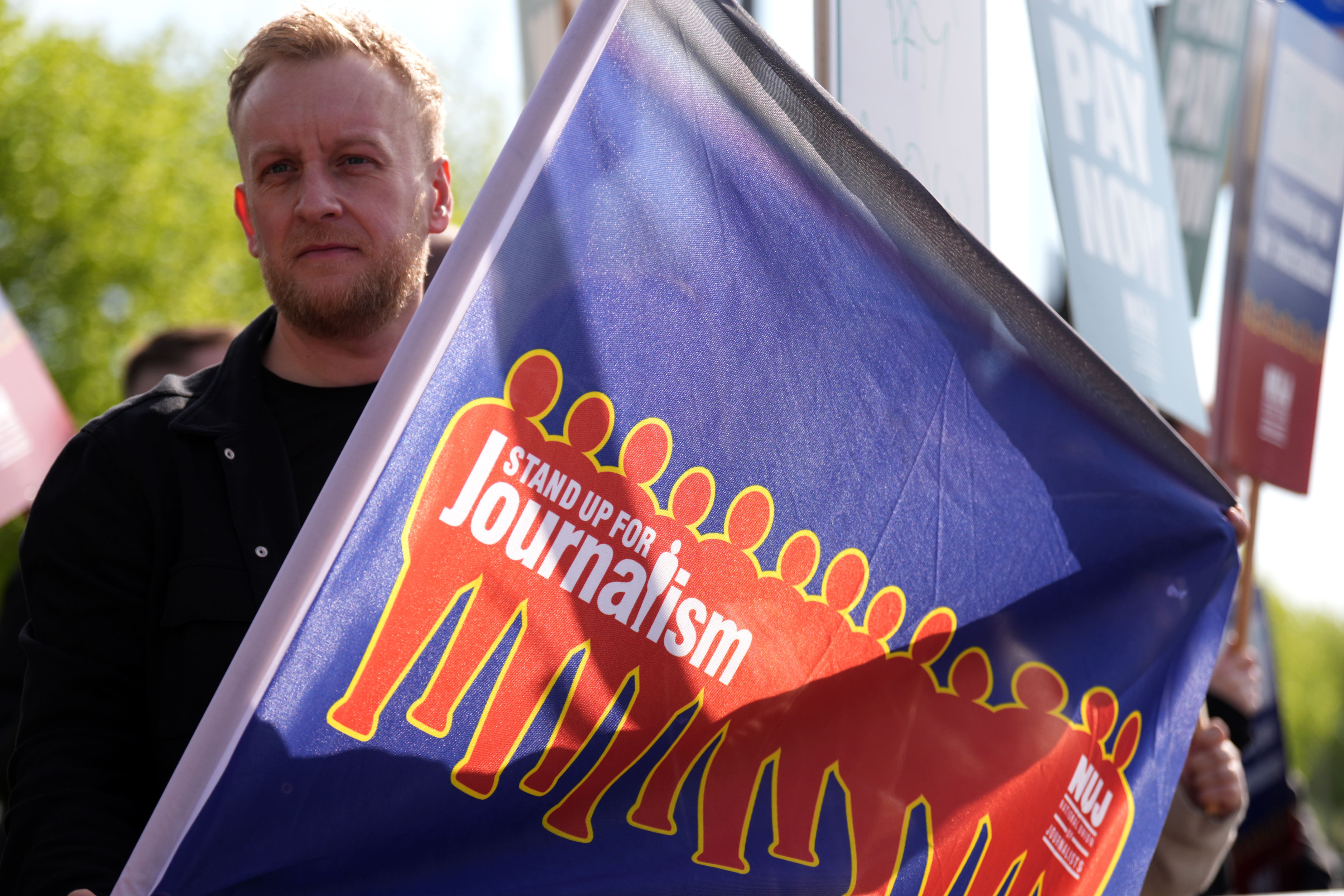 Journalists at STV last week voted in favour of strike action over the broadcaster’s plans (Andrew Milligan/PA)