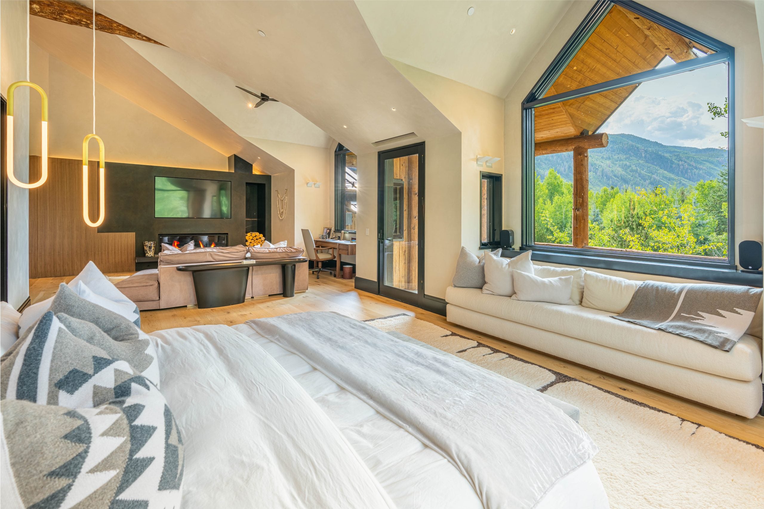 Suite dreams: Master bedroom at Northstar Chalet