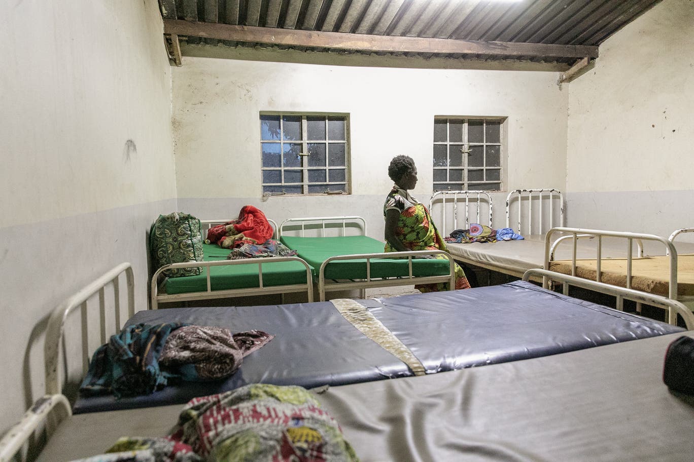Inside the antenatal ward at Wenya Health Centre, Chitipa district, Malawi