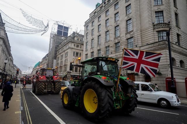 <p>Farmers have taken part in several protests in London over plans by Labour to impose inheritance tax on farms</p>