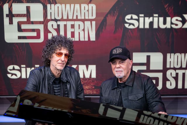 <p>Howard Stern with Billy Joel on SiriusXM/Howard Stern on February 14, 2024 in Miami, Florida</p>