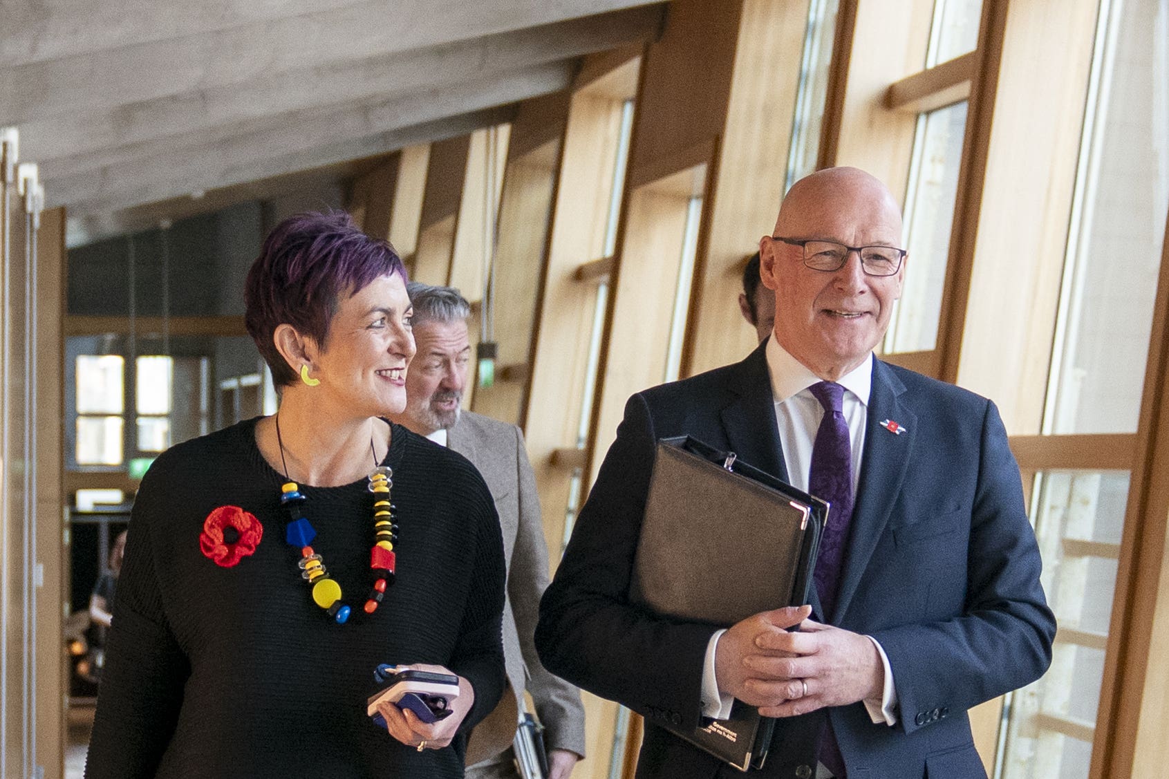 Scotland’s Justice Secretary Angela Constance survived a vote of no confidence at Holyrood after First Minister John Swinney insisted he has ‘full confidence’ in her (Jane Barlow/PA)