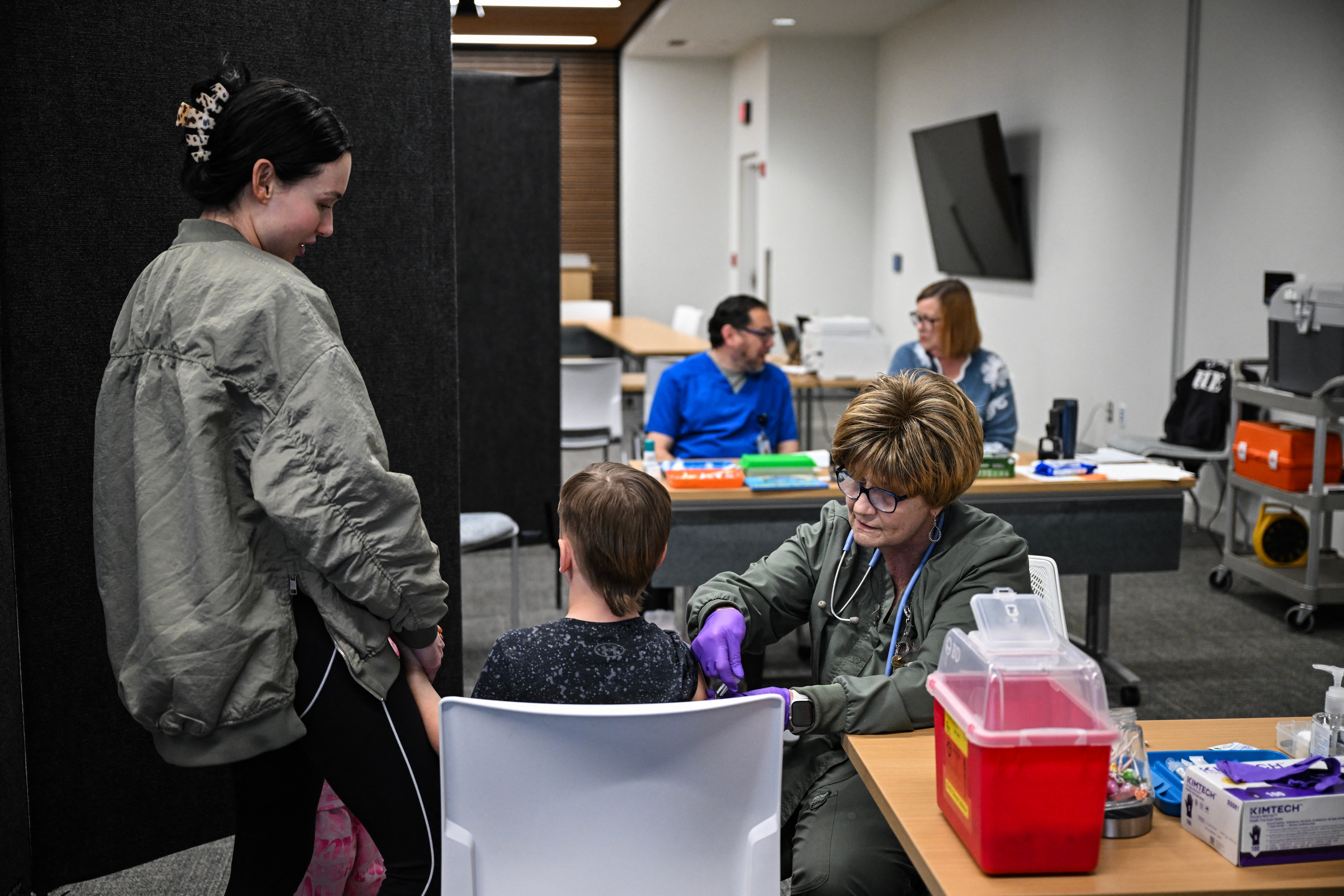 <p>As measles outbreaks continue to grow across the US, the Trump administration is defending its response related to vaccine guidance.</p>