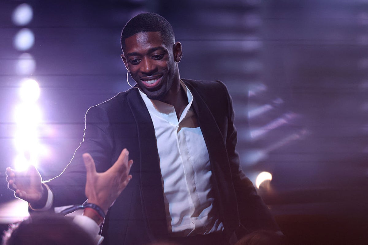 Ousmane Dembele named player of the year at Fifa awards as Sarina Wiegman wins big