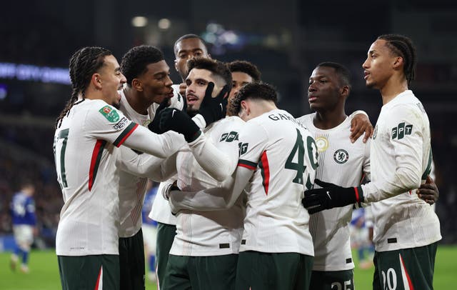 <p>Chelsea are into the Carabao Cup semi-finals</p>
