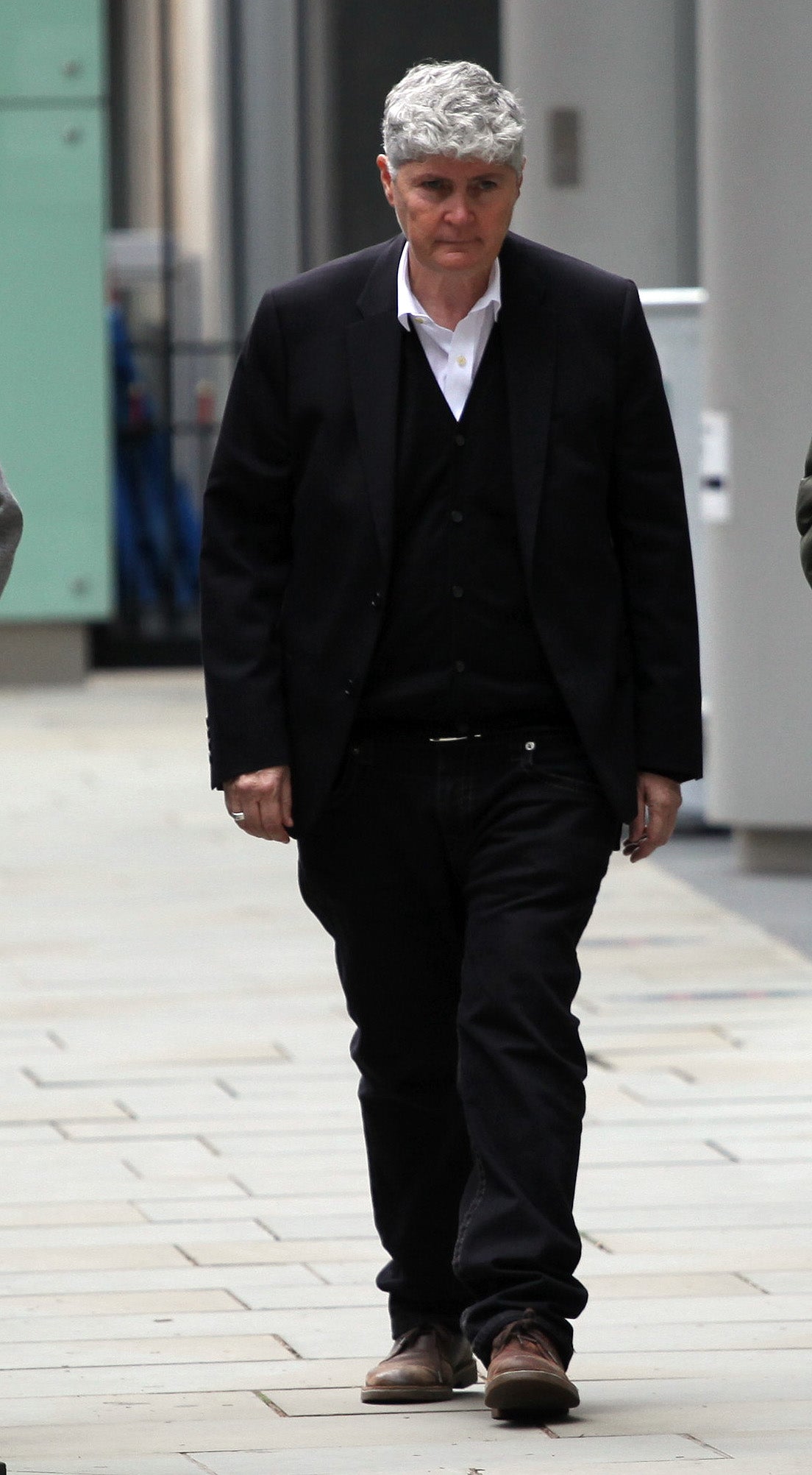 Linda Riley outside High Court after hearing in Sherlock Holmes Museum family's £1m house row. October 13, 2022