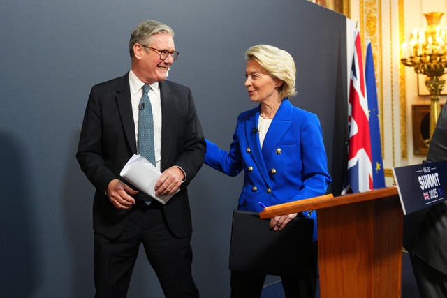 <p>We are still a long way from ‘reversing Brexit’, insists Starmer </p>