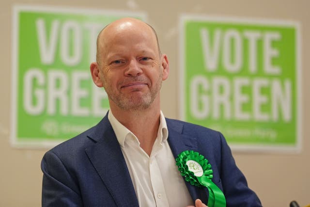 New Green Party member Jamie Driscoll (Owen Humphreys/PA)