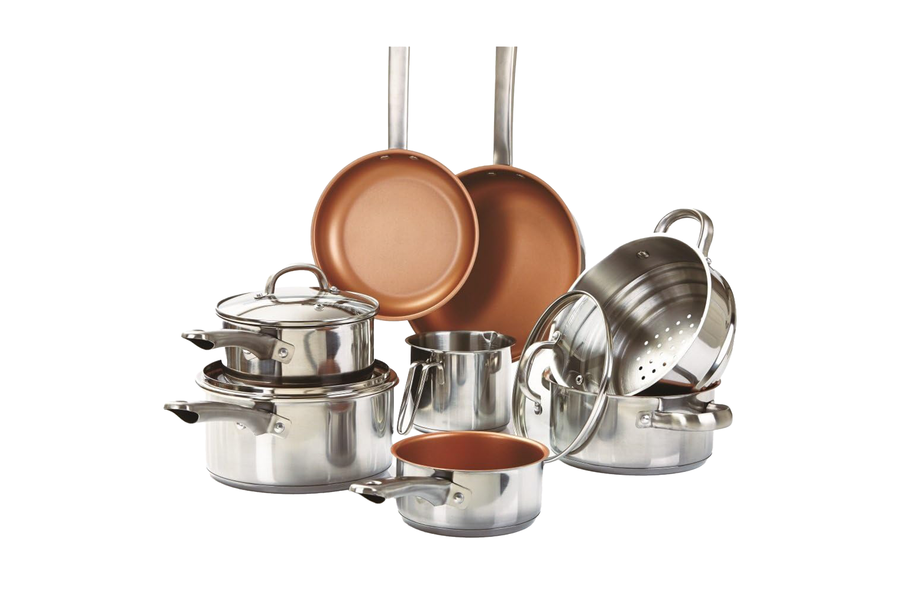 best saucepan sets indybest review Cermalon 11 piece stainless steel