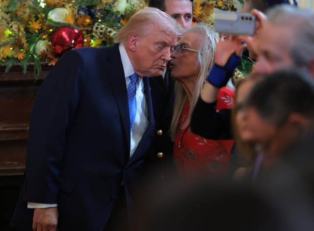<p>Trump met with Adelson at the White House Hanukkah reception on Tuesday.</p>