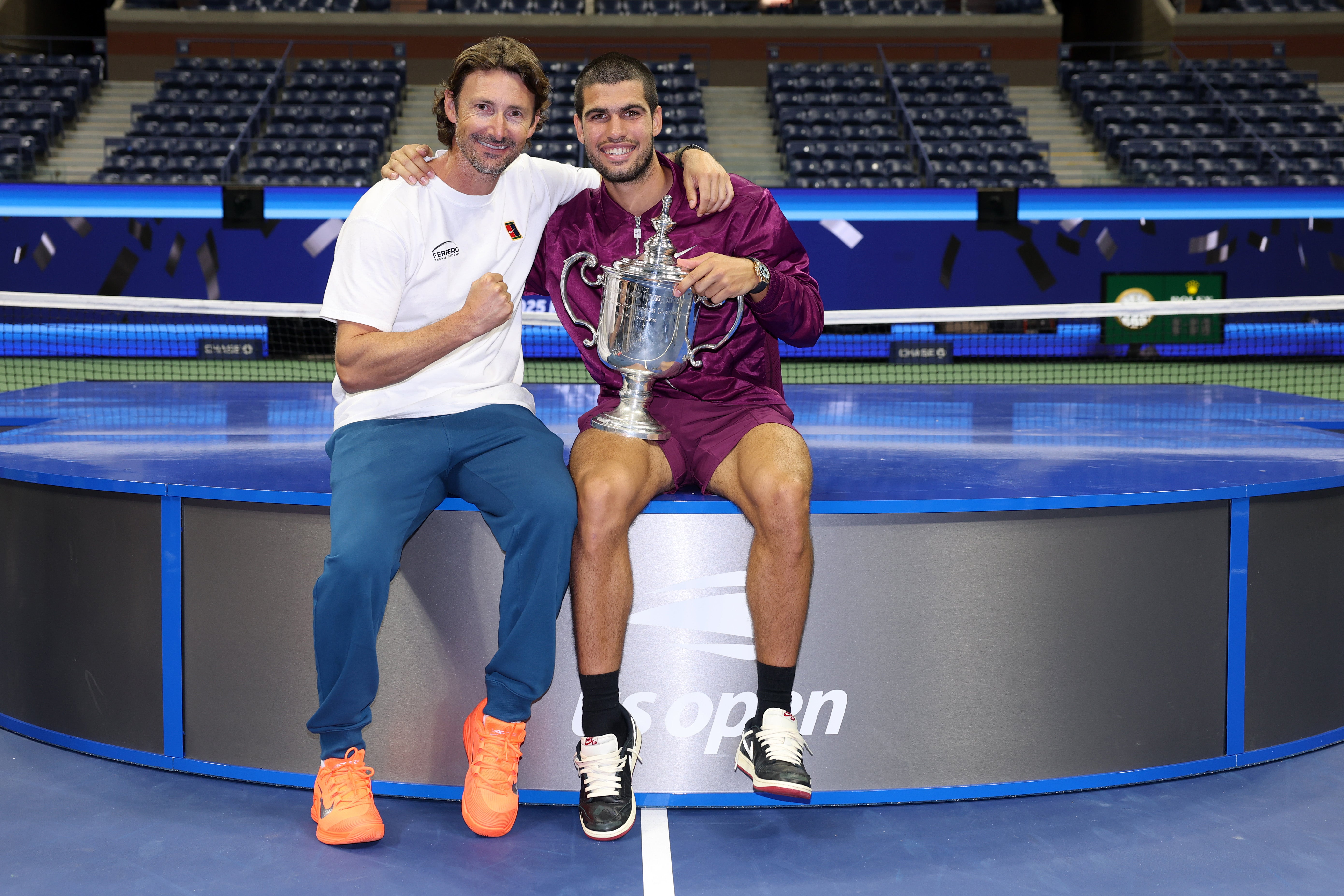Alcaraz has won all six of his grand slam titles with Ferrero in his corner