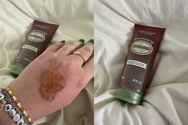 Best body scrub IndyBest review L’Occitane almond shower scrub