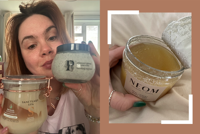 <p>Buff away dead, dry skin with exfoliating ingredients such as sugar, salt or occasionally finely ground pumice </p>