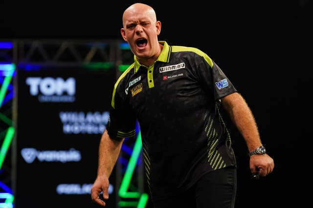 Michael van Gerwen believes he can win his fourth world title at Alexandra Palace (Jacob King/PA)