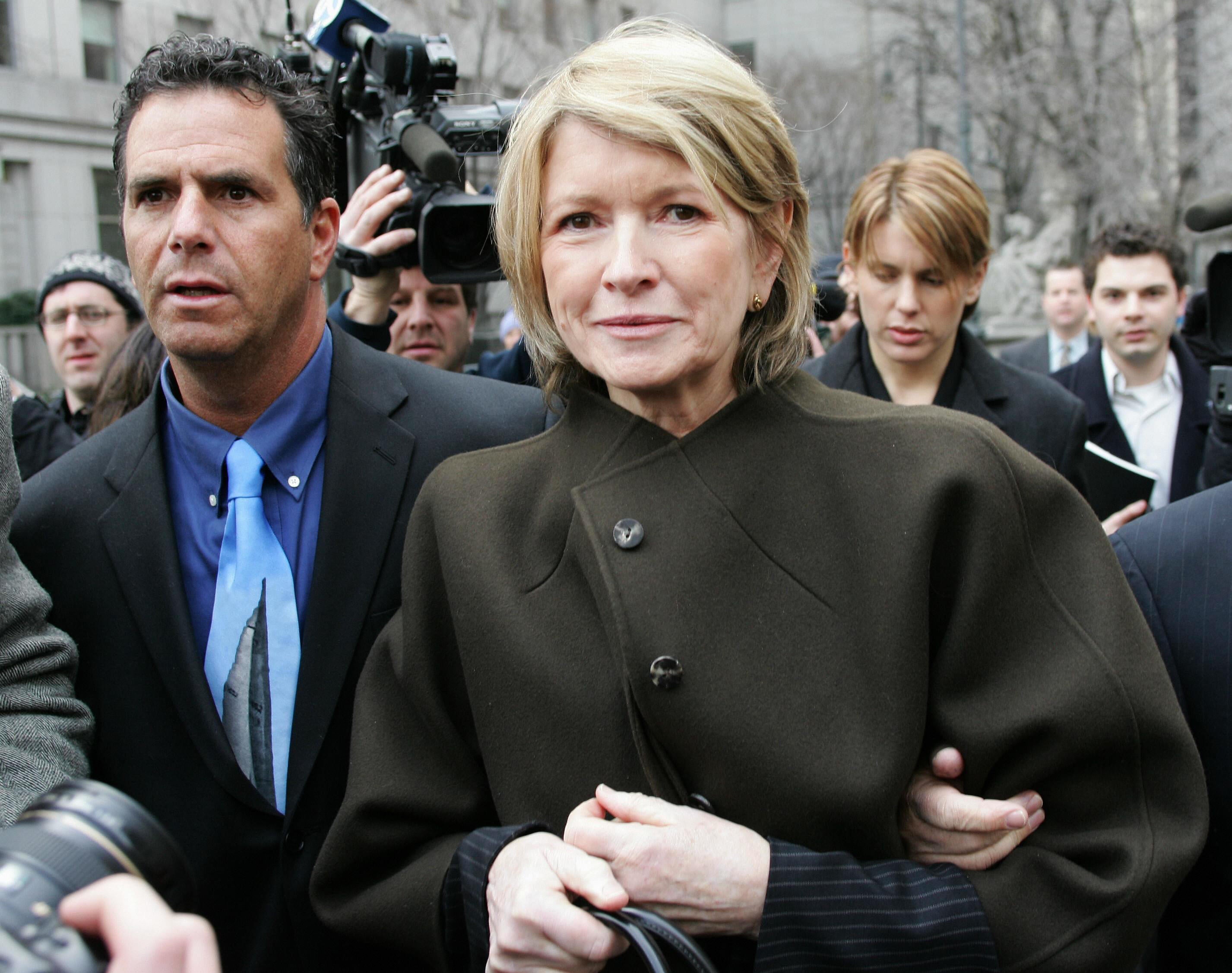 Martha Stewart managed to reclaim her positive public image after a prison stint related to financial issues