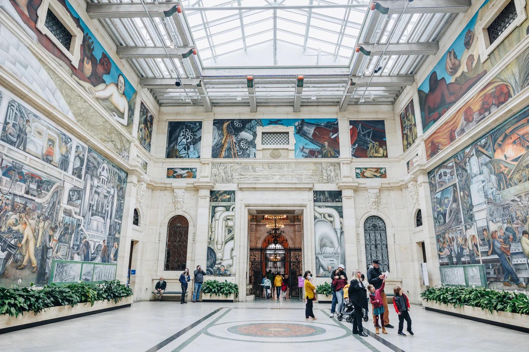 The Detroit Institute of Arts holds a world-class collection of around 65,000 artworks, including the Detroit Industry Murals