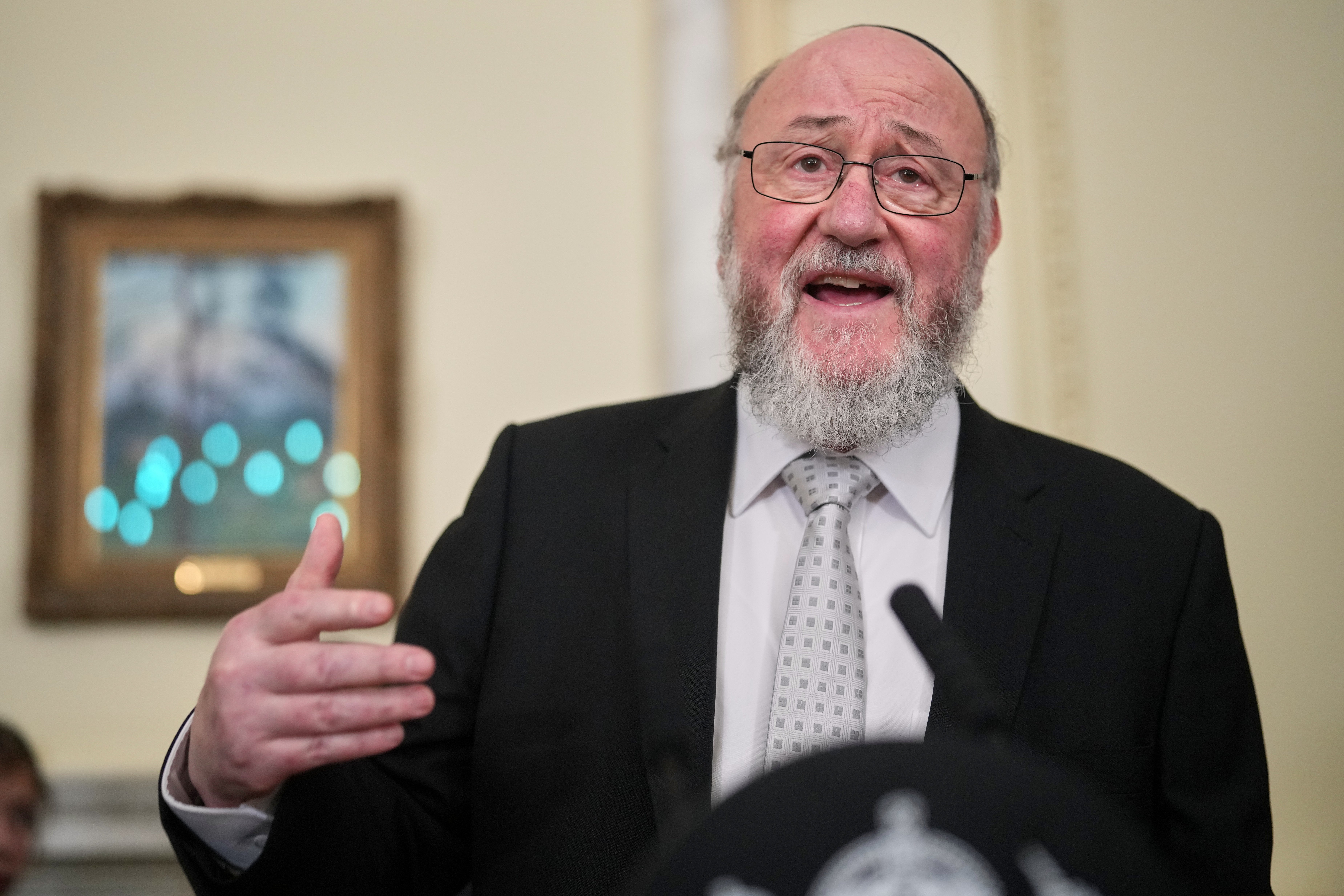 Chief Rabbi Sir Ephraim Mirvis had this week called for a crackdown on hate speech