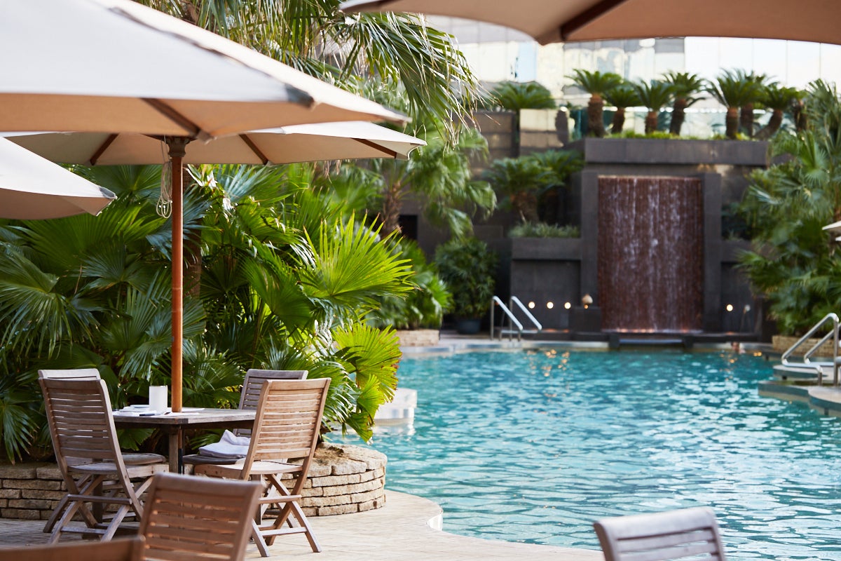 The Grand Hyatt has one of Hong Kong’s best swimming pools