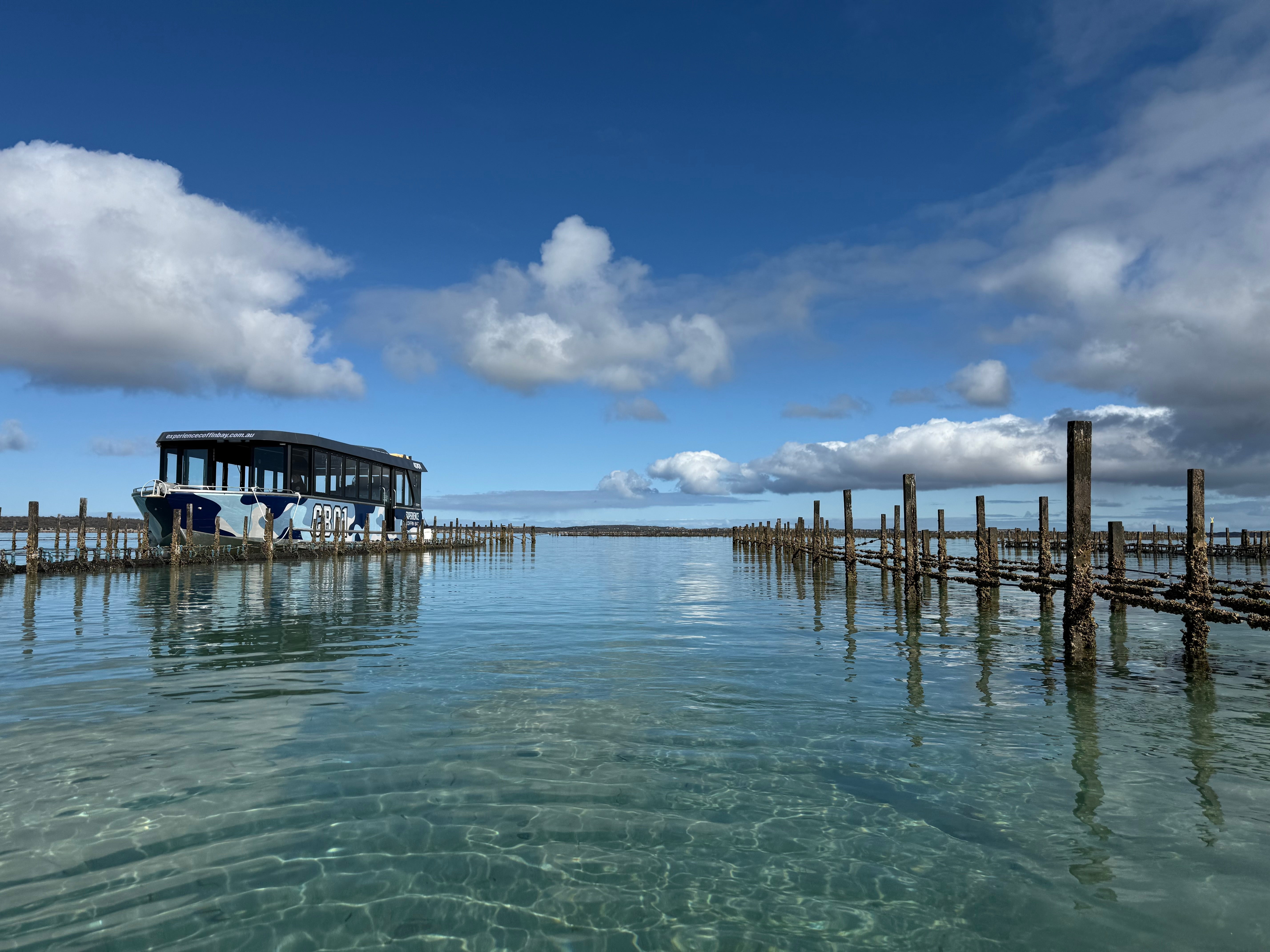 Oyster farming in Coffin Bay