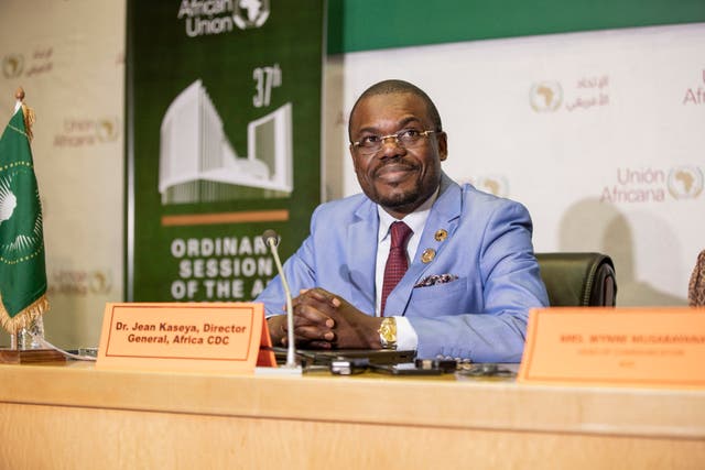 <p>Jean Kaseya, the director general of Africa Centres for Disease Control and Prevention</p>