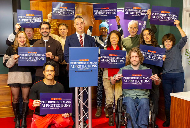 <p>Equity general secretary Paul W Fleming announced the results of the vote</p>