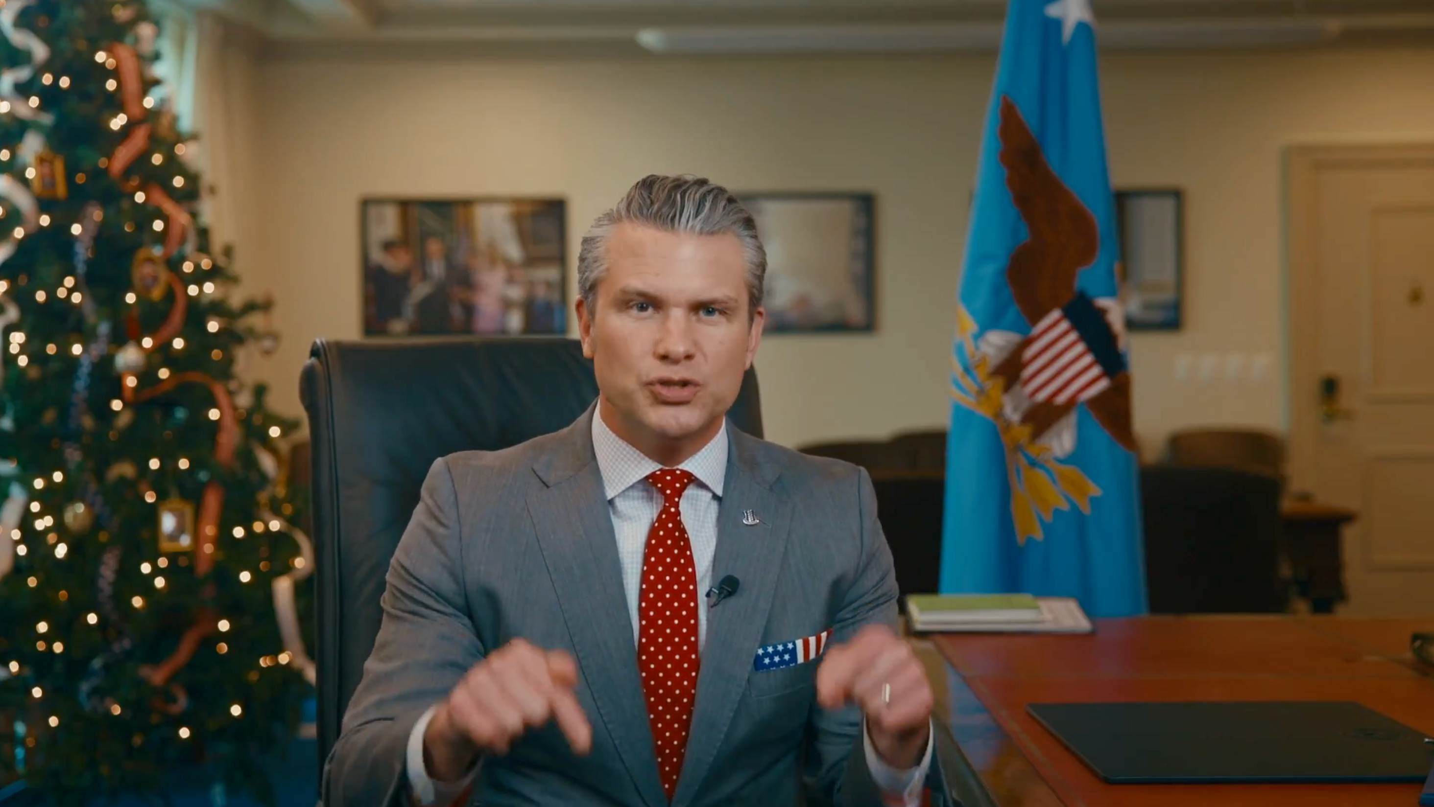 Defense Secretary Pete Hegseth said he was grateful for Nigerian support on the deadly ISIS strikes