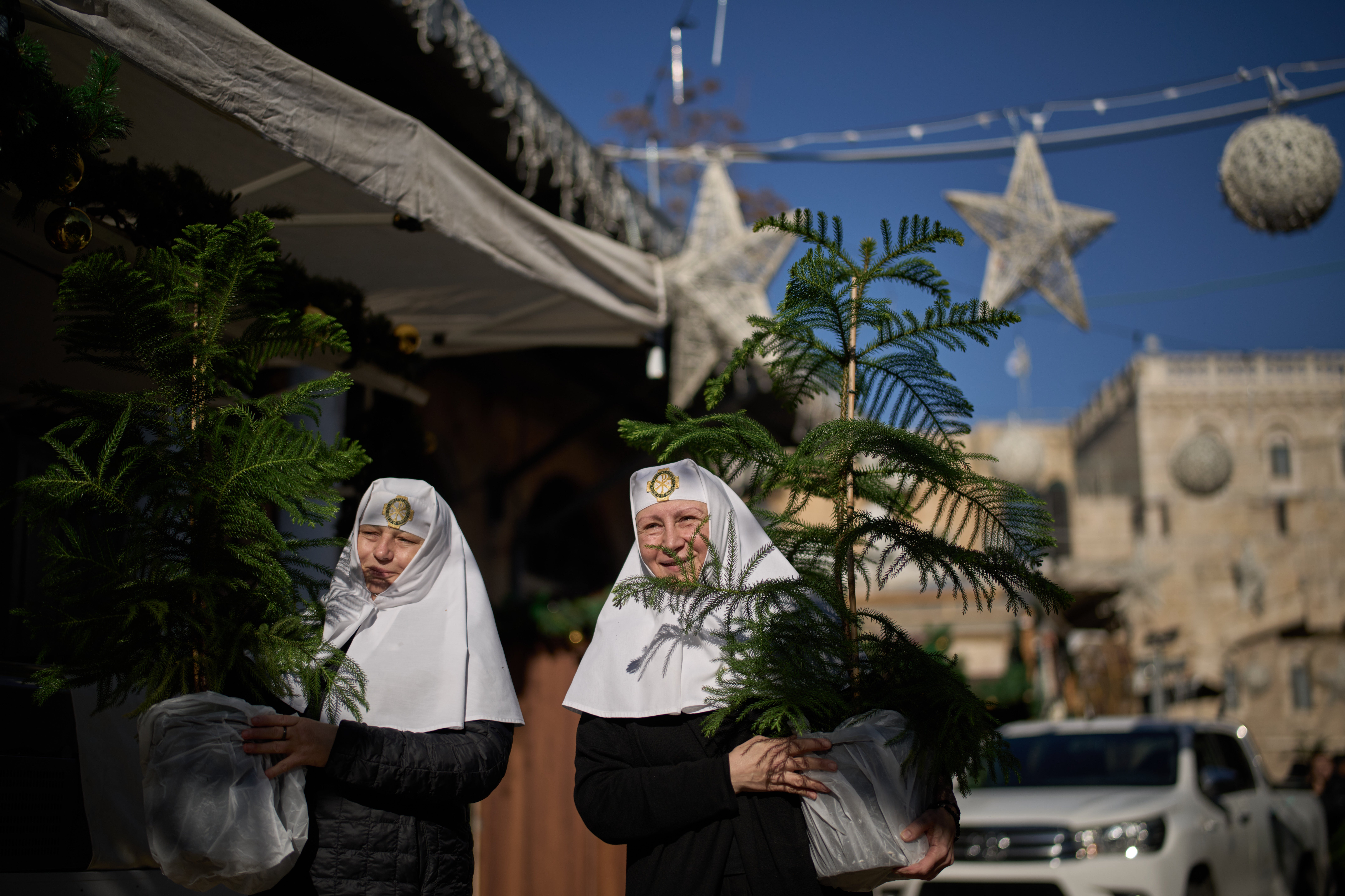 APTOPIX Israel Palestinians Christmas