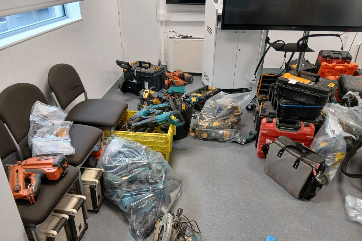 Police Seize £80K in Stolen Tools at Sale