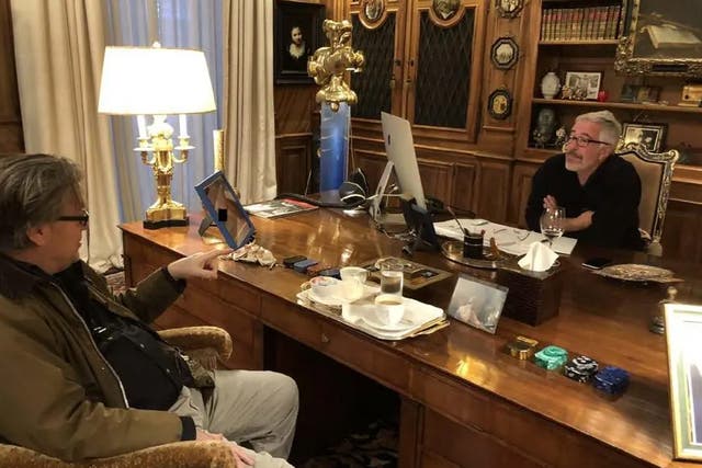 <p>Trump adviser Steve Bannon discussed invoking the 25th Amendment against Donald Trump with Jeffrey Epstein during the Republican’s first term, according to newly released files</p>