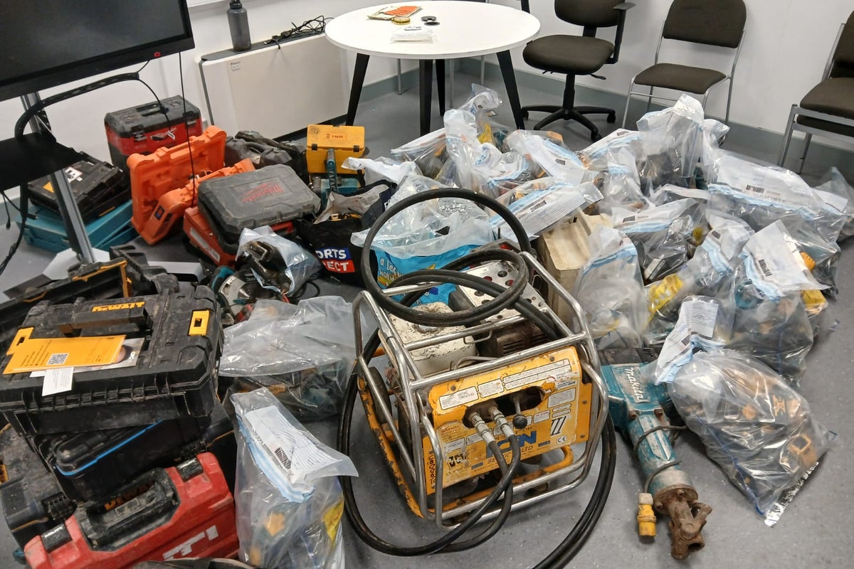 Video: £80k of ‘stolen’ power tools seized at London car boot sale