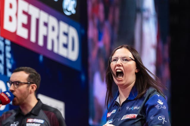 Gemma Hayter is one of five women playing in the first round of the World Championship (PDC/PA)