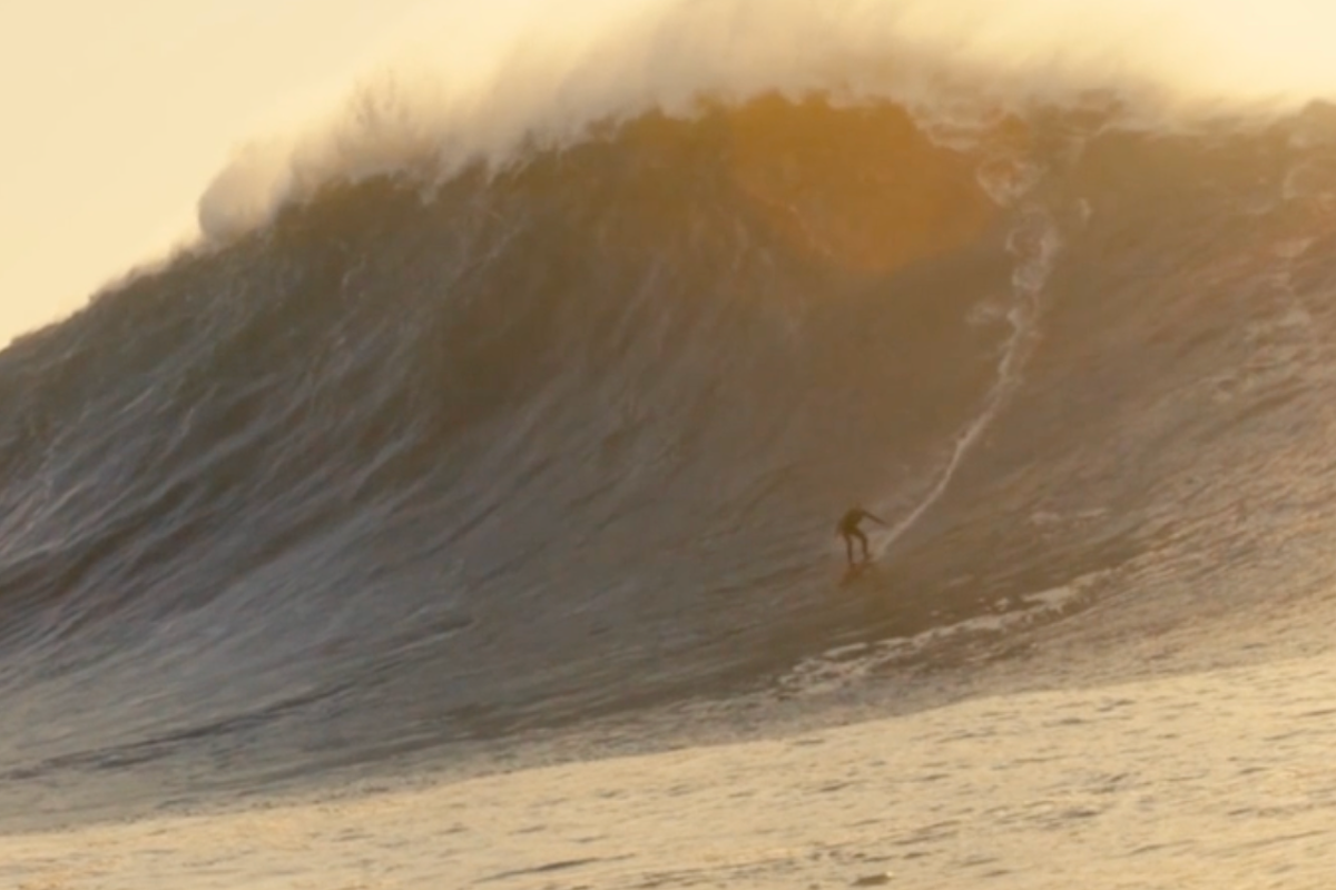 British woman may have broken world record after surfing monster wave