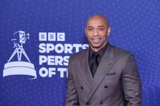 Thierry Henry shares advice for young players after winning BBC SPOTY lifetime achievement award
