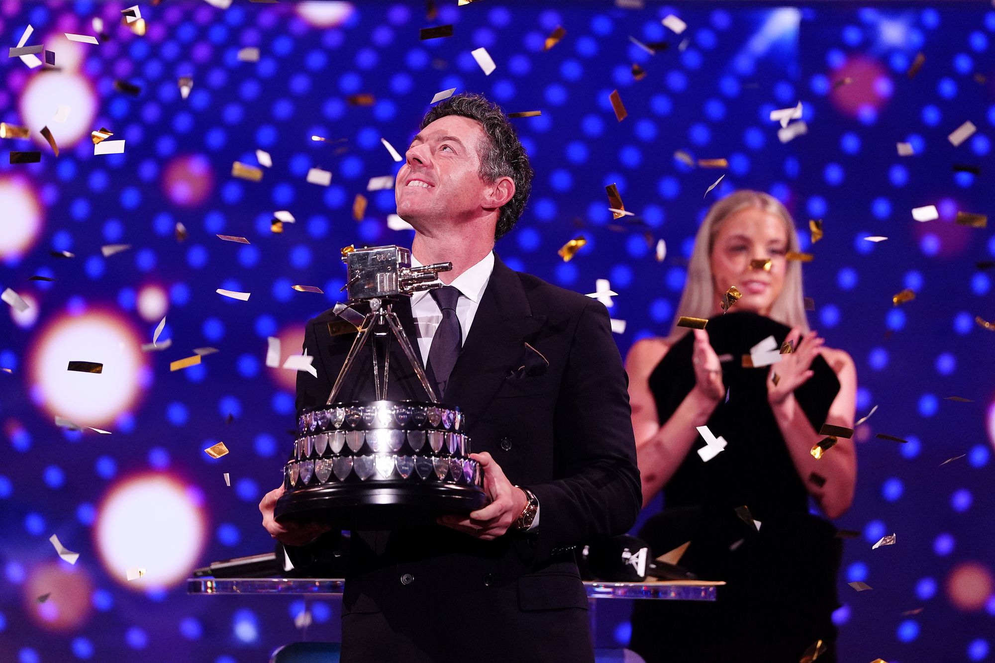 <p>Rory McIlroy receives the BBC Sports Personality of the Year 2025 award </p>