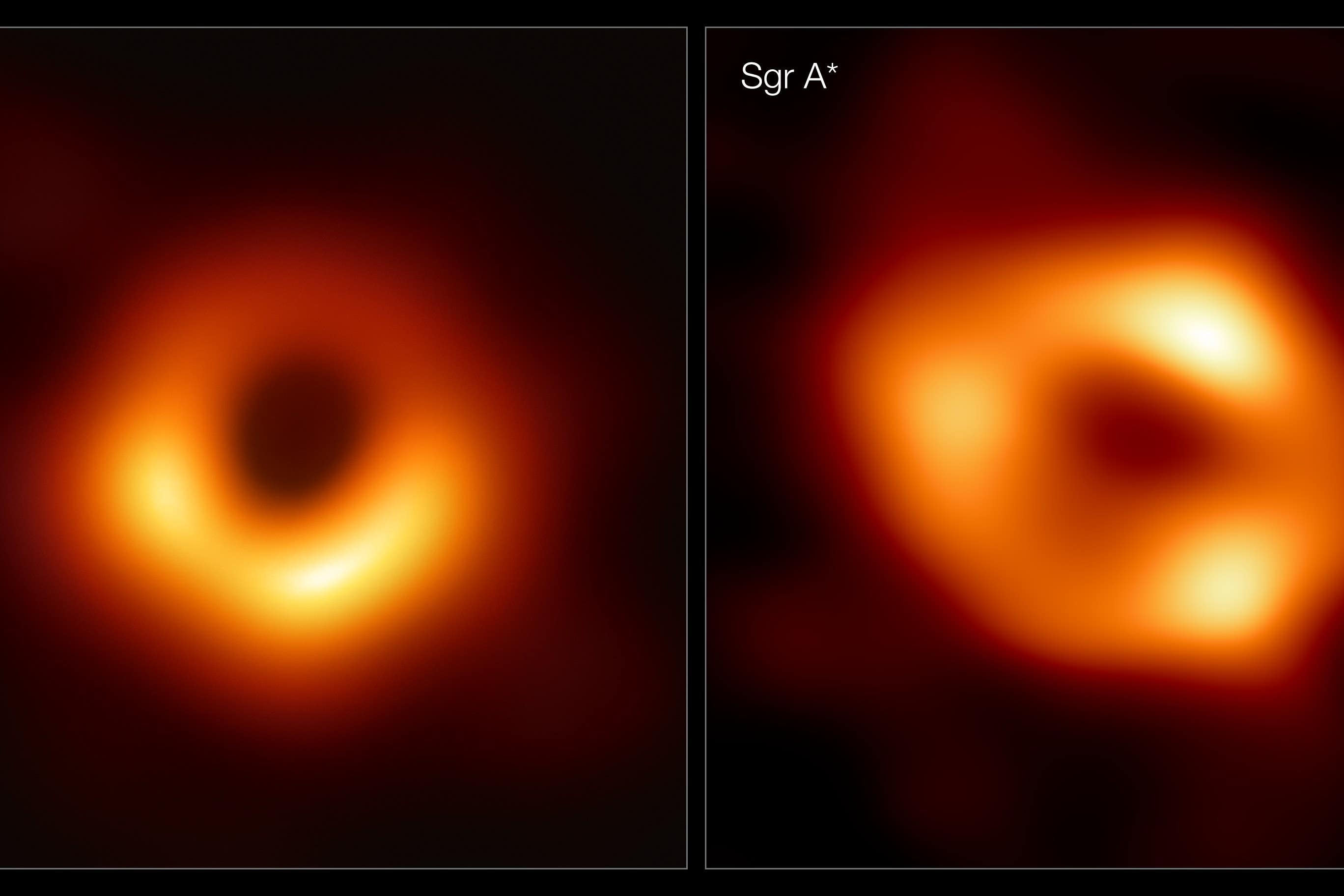Black holes have previously been depicted in flat images (EHT Collaboration/PA)