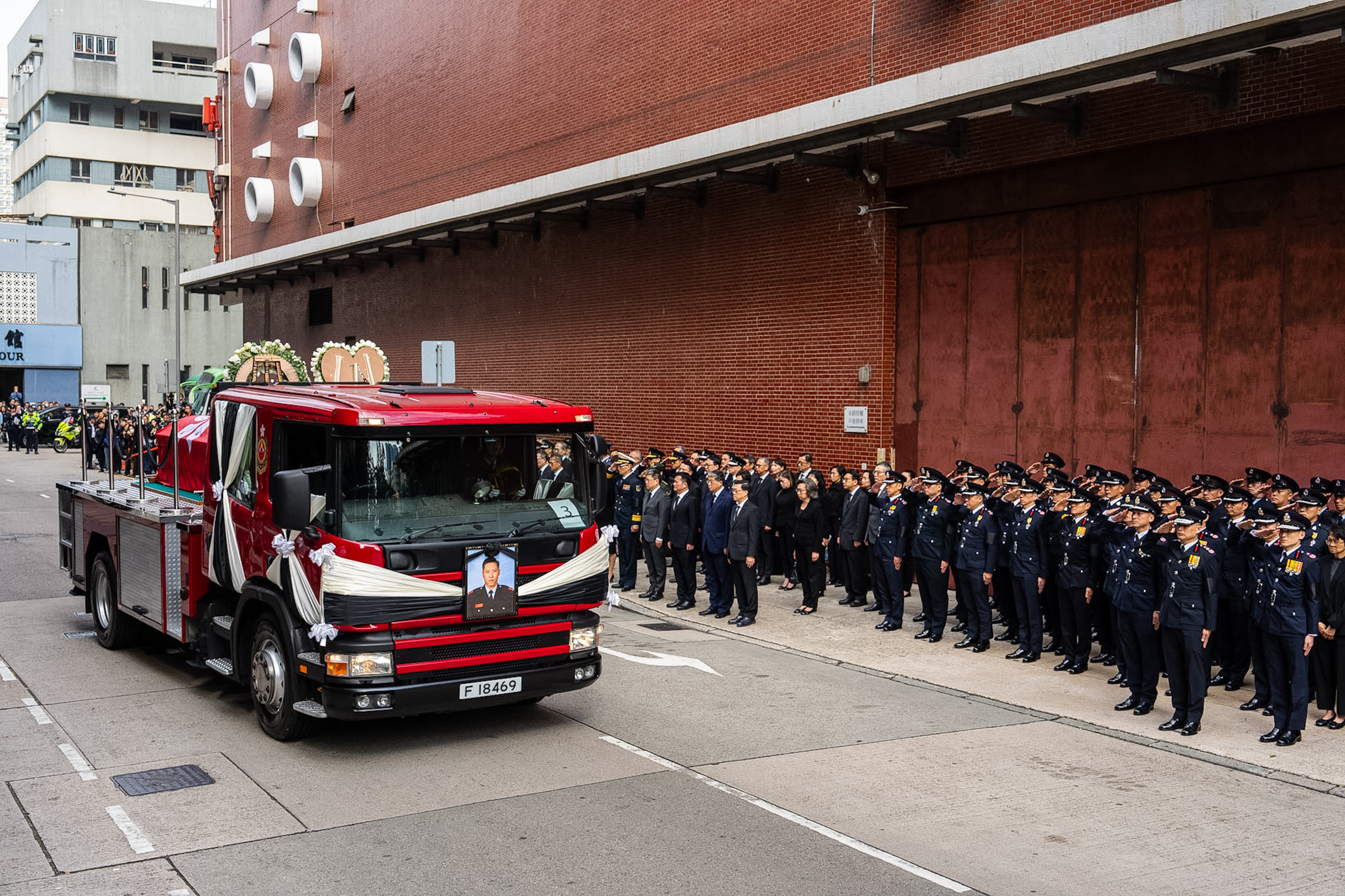 Hong Kong Firefighter Funeral