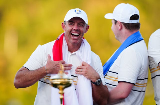 <p>Rory McIlroy helped Europe win the Ryder Cup in New York (David Davies/PA)</p>