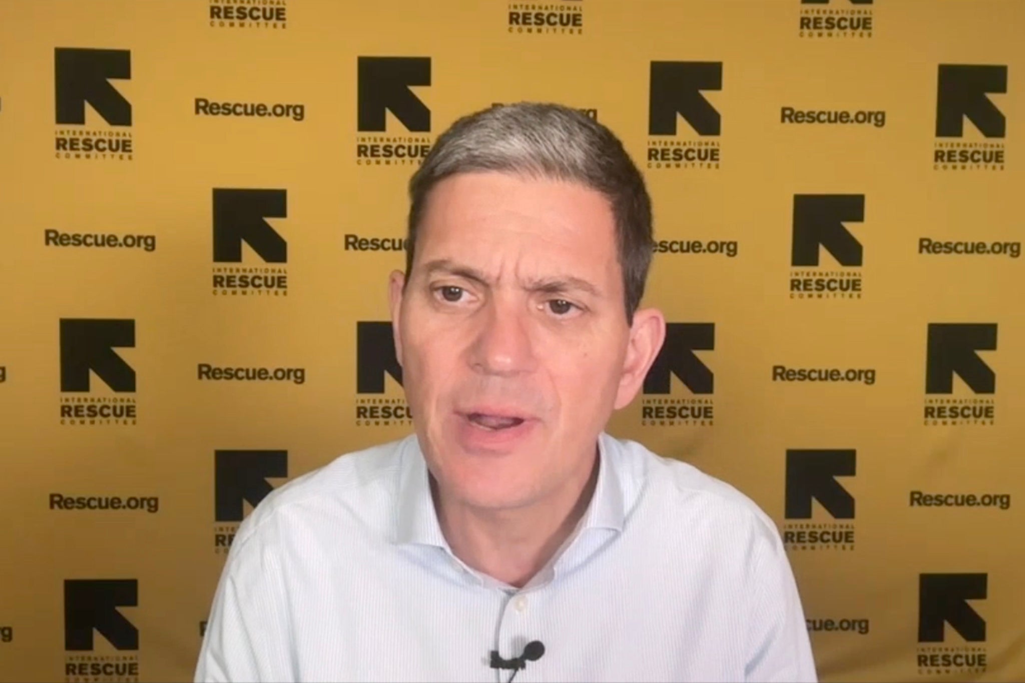 The former politician says global decline in humanitarian efforts has been going on for two decades