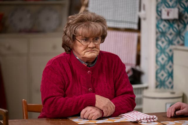 <p>Browned off: Brendan O’Carroll on the new ‘Mrs Brown’s Boys’ special </p>