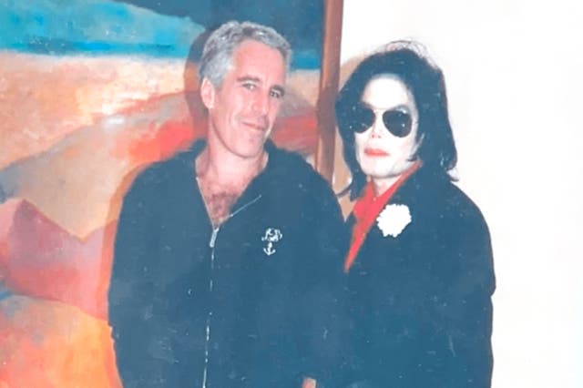 <p>Michael Jackson appears in several photos in the Epstein files</p>