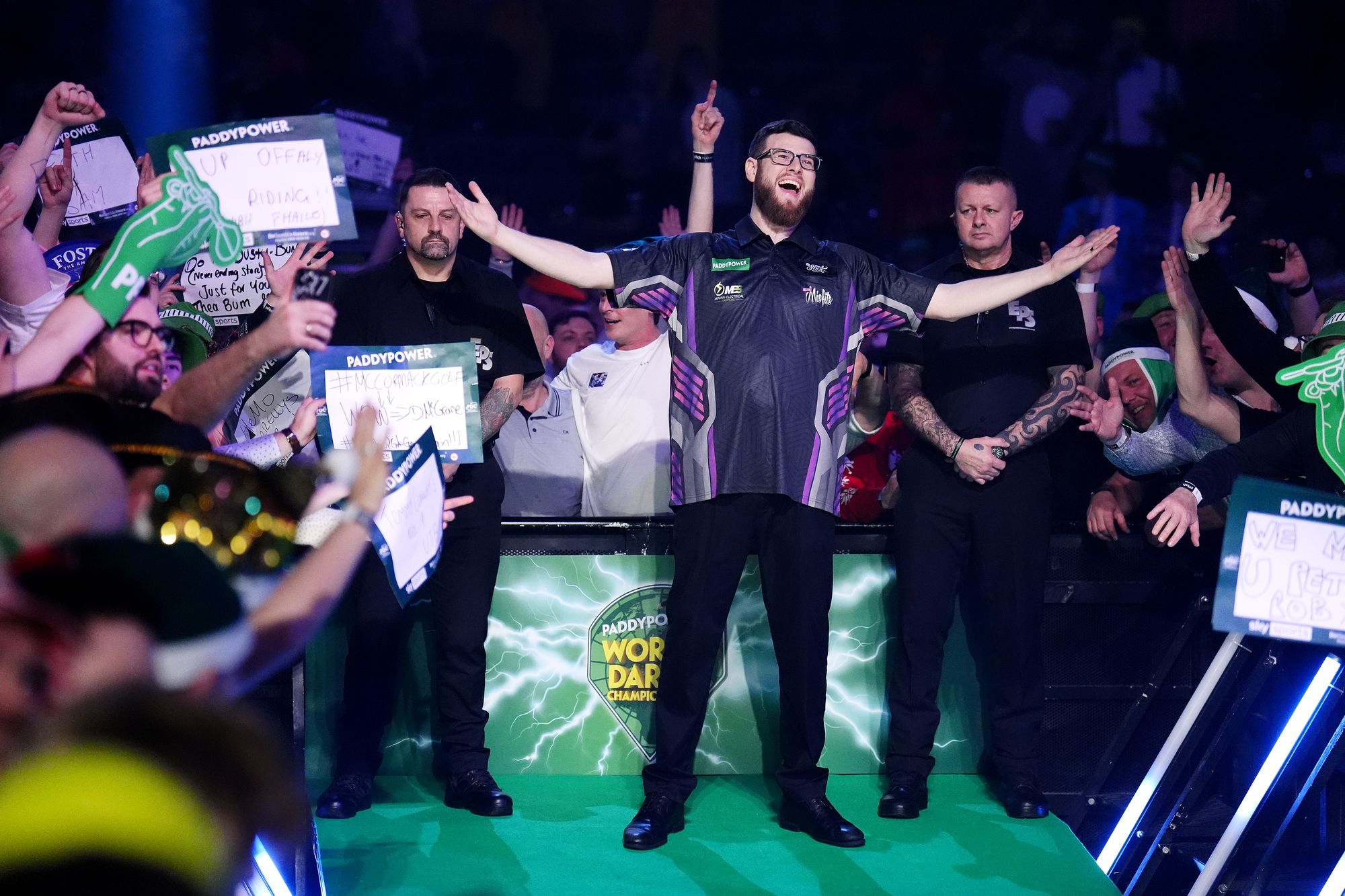 Australia's Tim Pusey ahead of his match against Republic of Ireland's Keane Barry on day nine