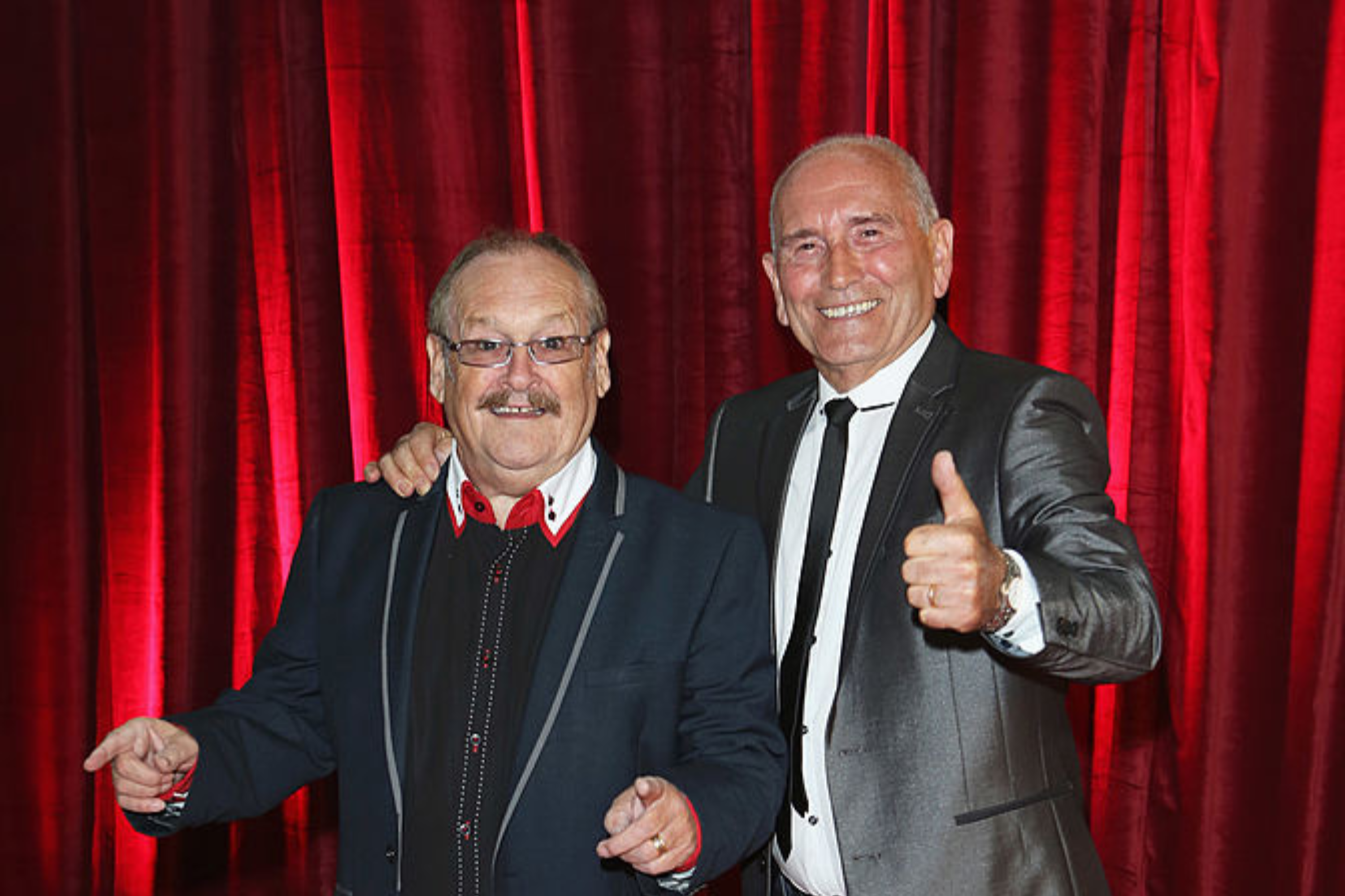 <p>Bobby Ball and Tommy Cannon pictured together in 2013</p>