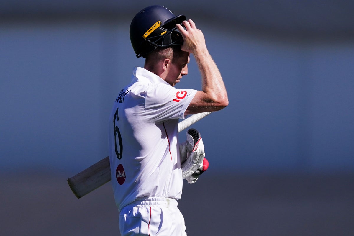 Zak Crawley admits outclassed England are ‘staring down the barrel’