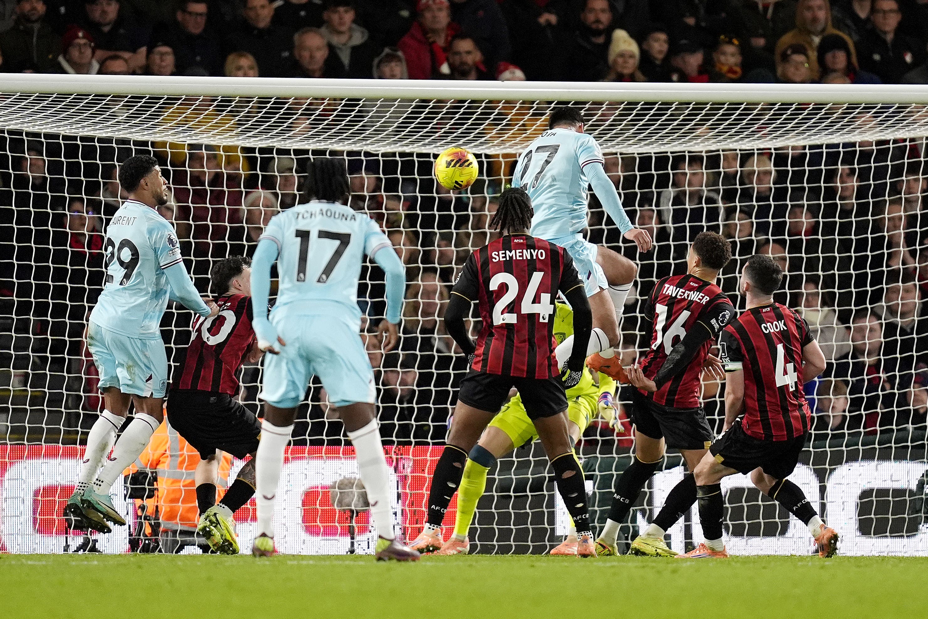 Burnley’s Armando Broja scored a late leveller (Andrew Matthews/PA)