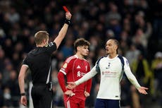 Gary Neville chastises Xavi Simons for ‘ridiculous’ red card against Liverpool