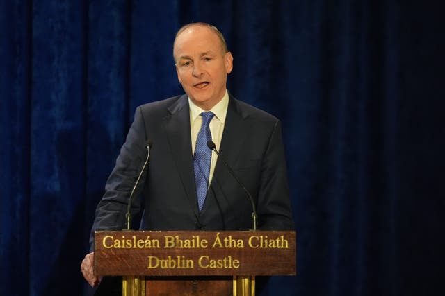 Taoiseach Micheal Martin was in Lebanon visiting troops (Niall Carson/PA)