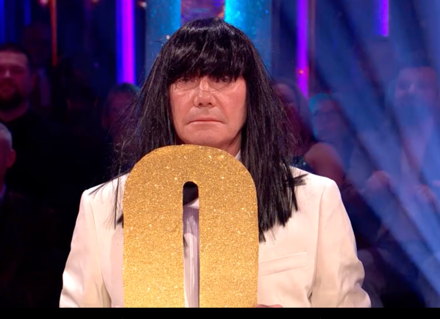 <p>Craig Revel Horwood channelling his inner Claudia Winkleman</p>