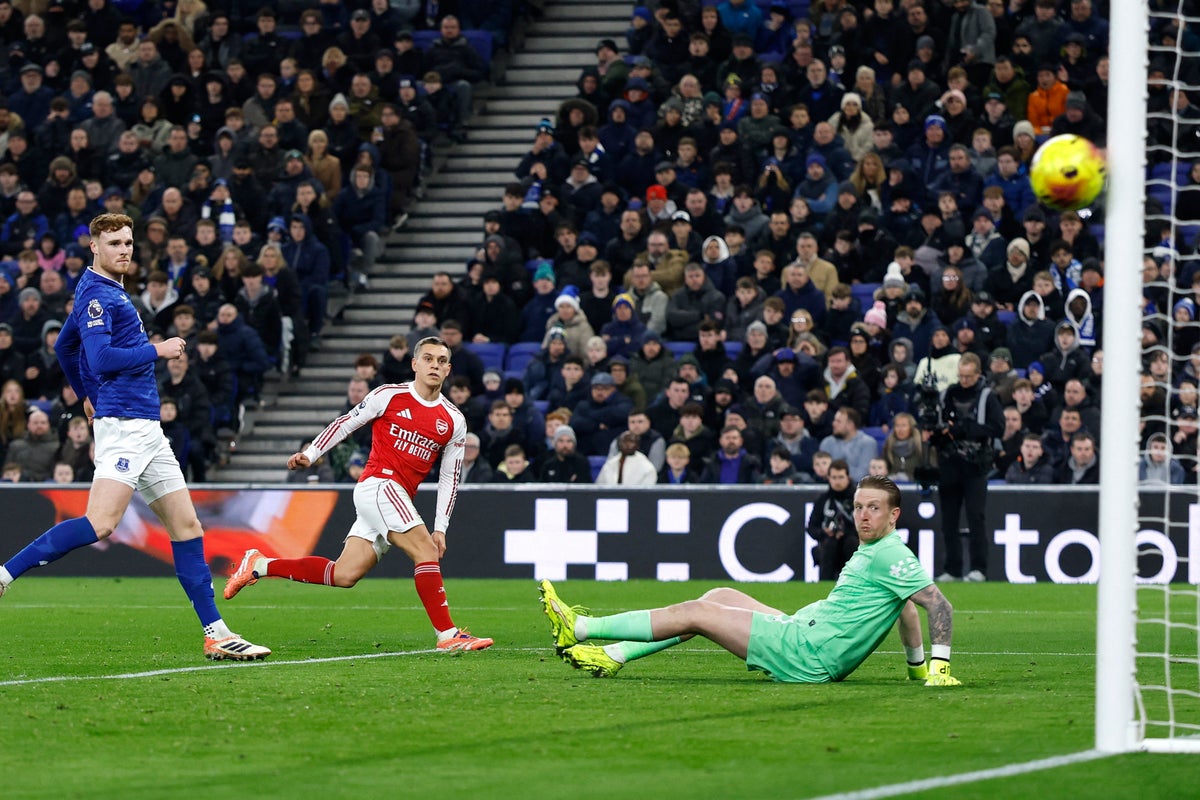 Everton vs Arsenal reside: Newest rating and purpose updates from Premier League conflict