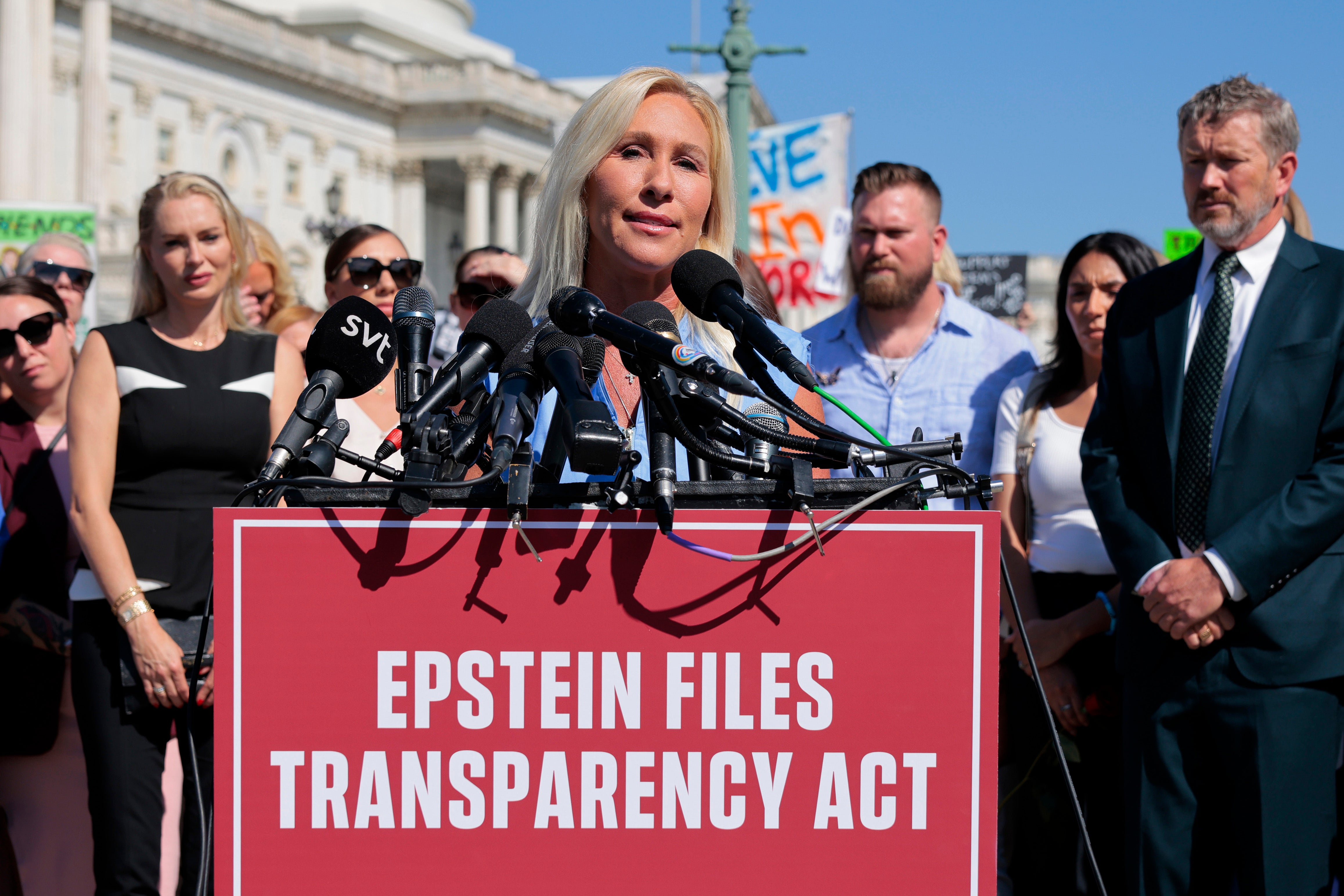 Greene was once a loyal ally to the president before her recent public rift over issues on affordability, foreign affairs and notably, the Epstein files