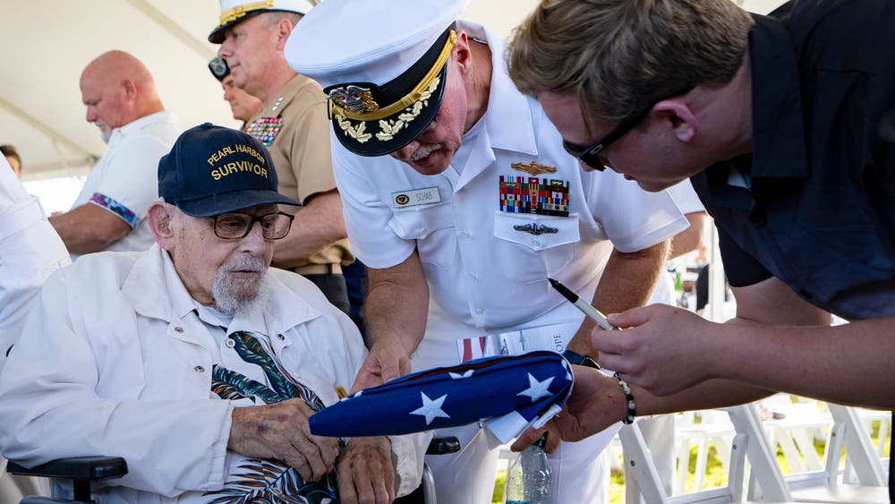WWII Navy veteran Ira 'Ike' Schab, one of last remaining Pearl Harbor ...